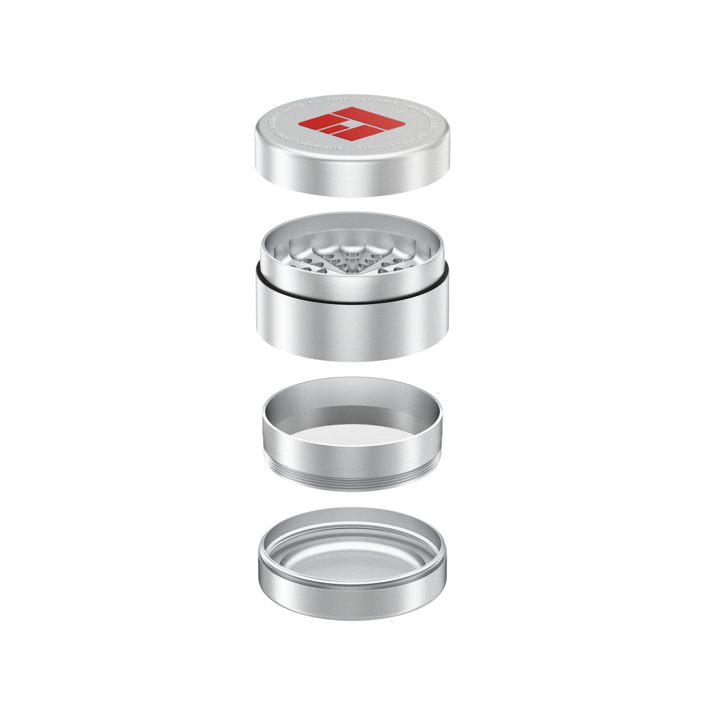 Premium Toothless Grinder Hollywood (silber 2.0) (rotes Logo)