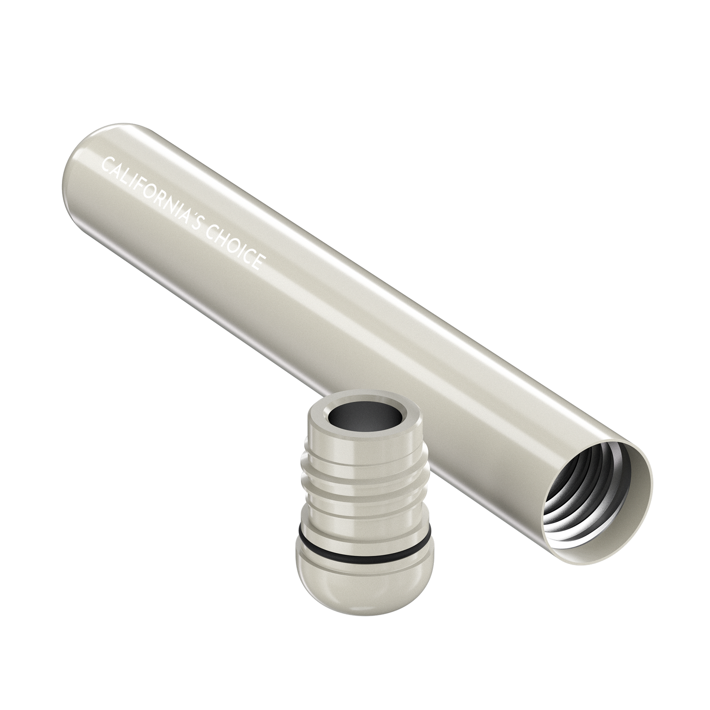 Premium Ceramic Pre-Roll Case Hollywood (cremeweiß)