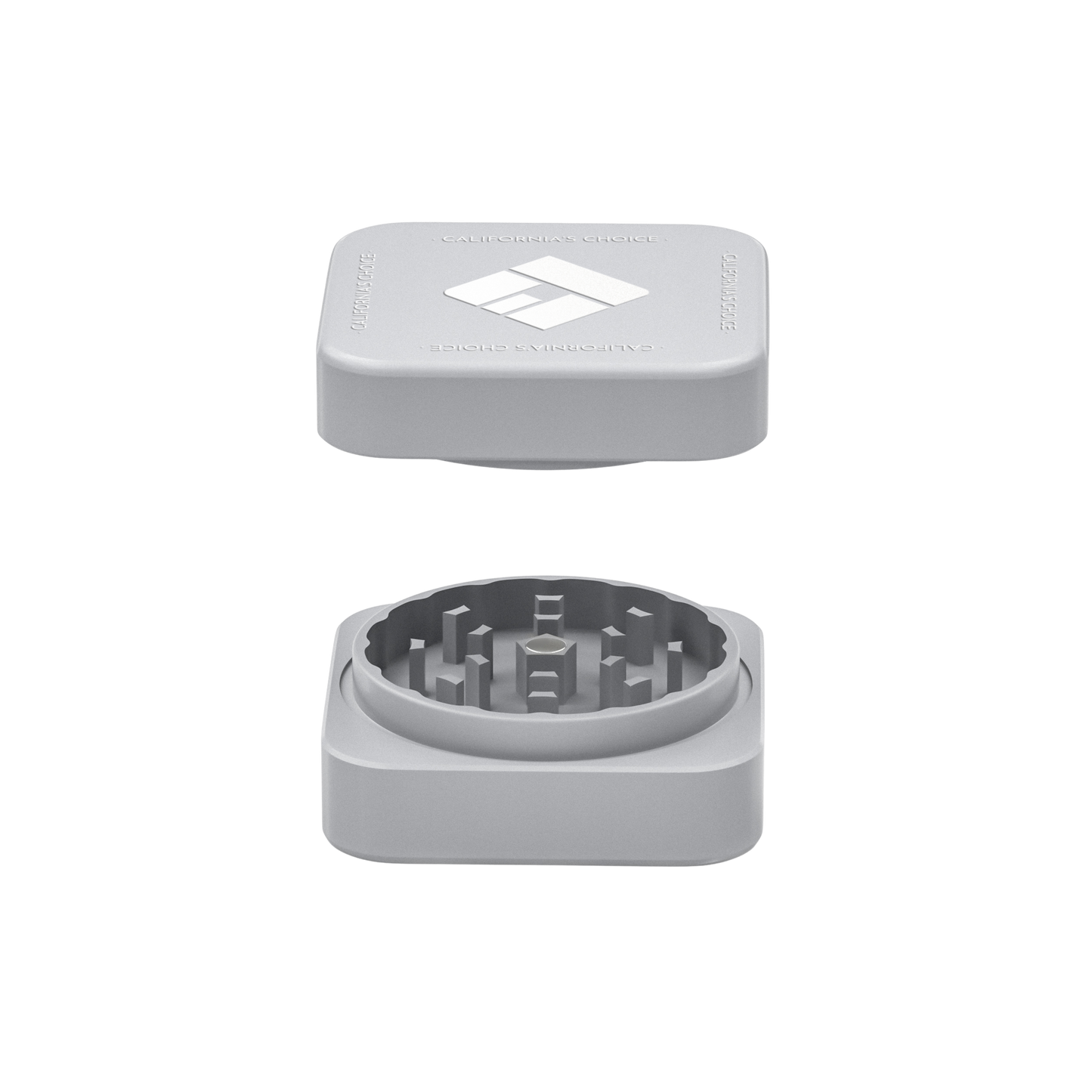 Premium Squared Ceramic Grinder Long Beach (silber)