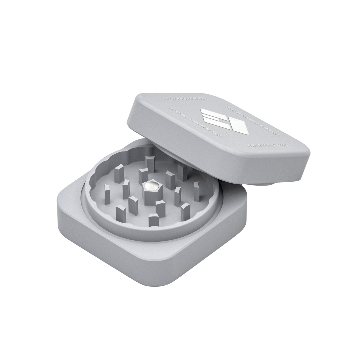 Premium Squared Ceramic Grinder Long Beach (silber)