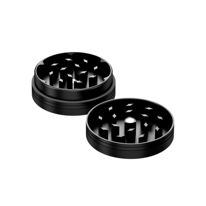 2-Teiliger Aluminium Grinder Compton (schwarz)