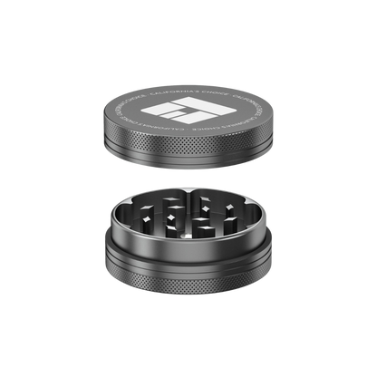 2-Teiliger Aluminium Grinder Compton (grau)