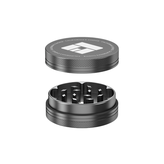 2-Teiliger Aluminium Grinder Compton (grau)