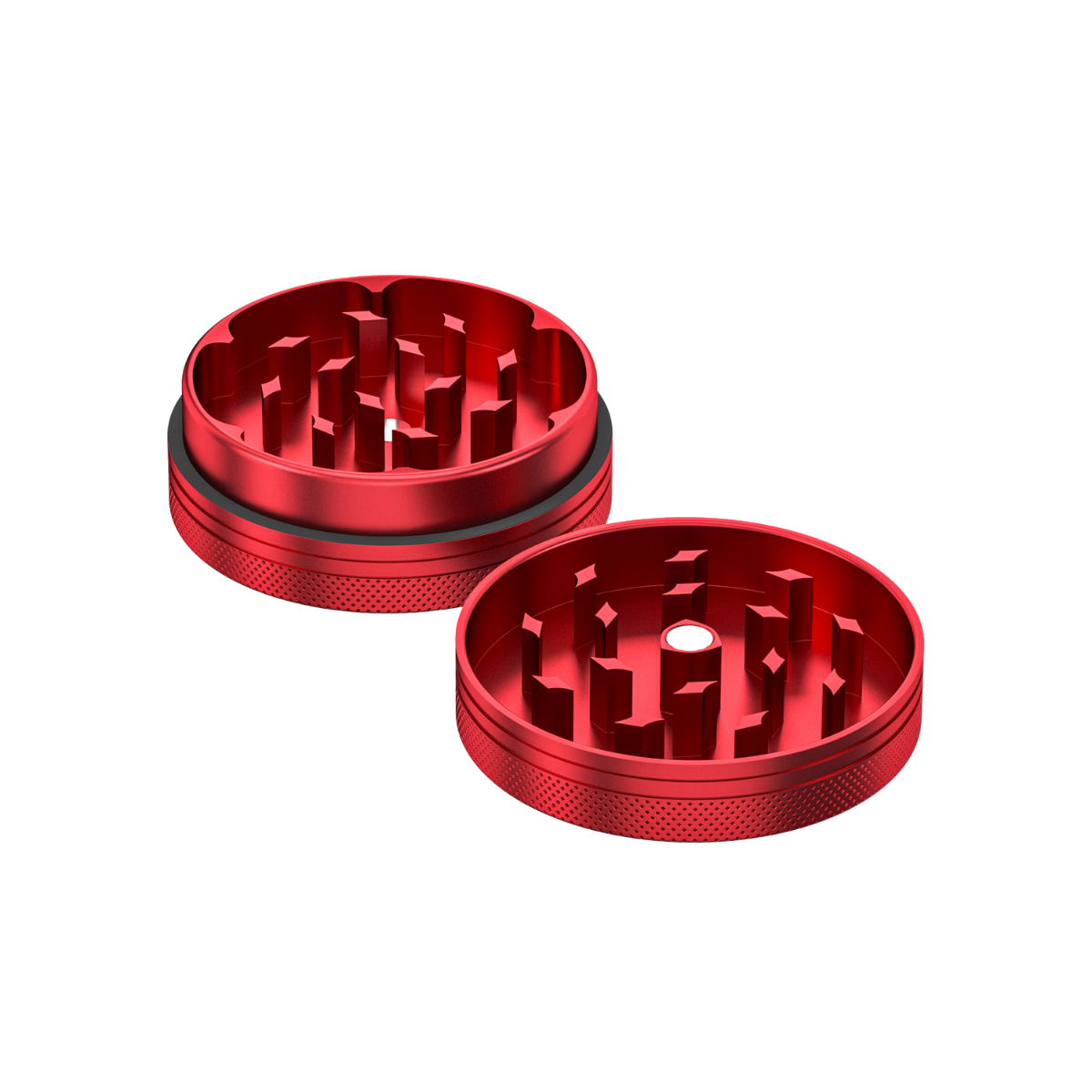2-Teiliger Aluminium Grinder Compton (rot)