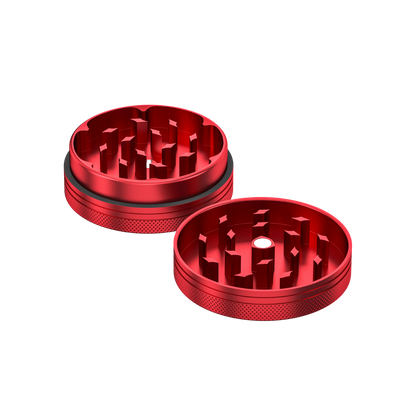 2-Teiliger Aluminium Grinder Compton (rot)