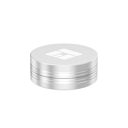 2-Teiliger Aluminium Grinder Compton (silber)