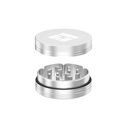 2-Teiliger Aluminium Grinder Compton (silber)