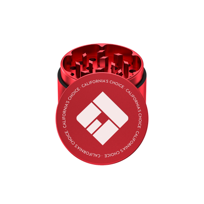 4-Teiliger Aluminium Grinder Compton (rot)