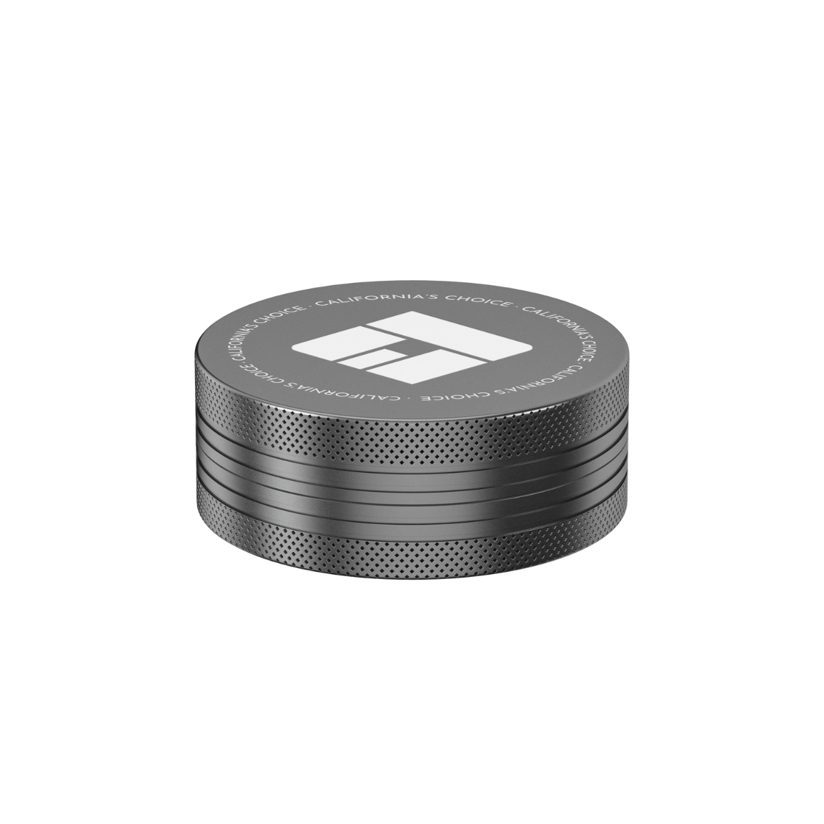 2-Teiliger Aluminium Grinder Compton (grau)