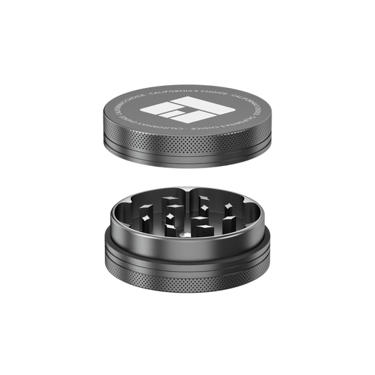 2-Teiliger Aluminium Grinder Compton (grau)