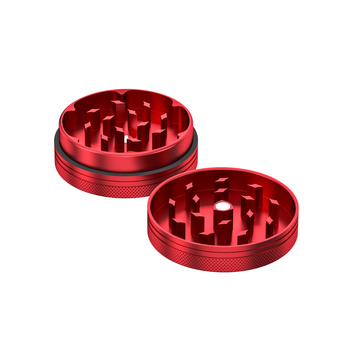 2-Teiliger Aluminium Grinder Compton (rot)