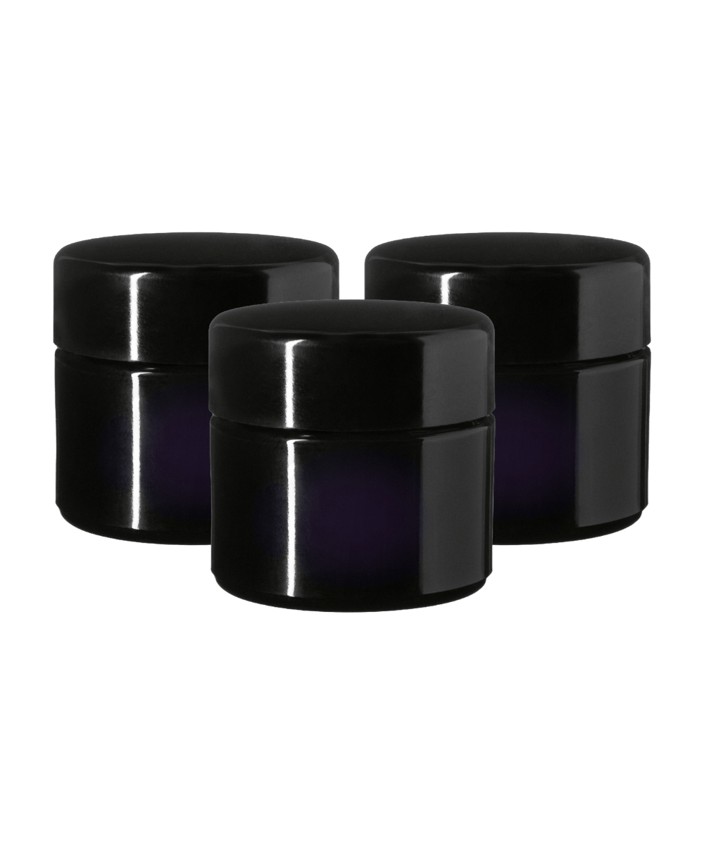 3 x Miron Glas 50 ml inkl. Schraubdeckel