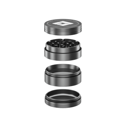 4-Teiliger Aluminium Grinder Compton (grau)