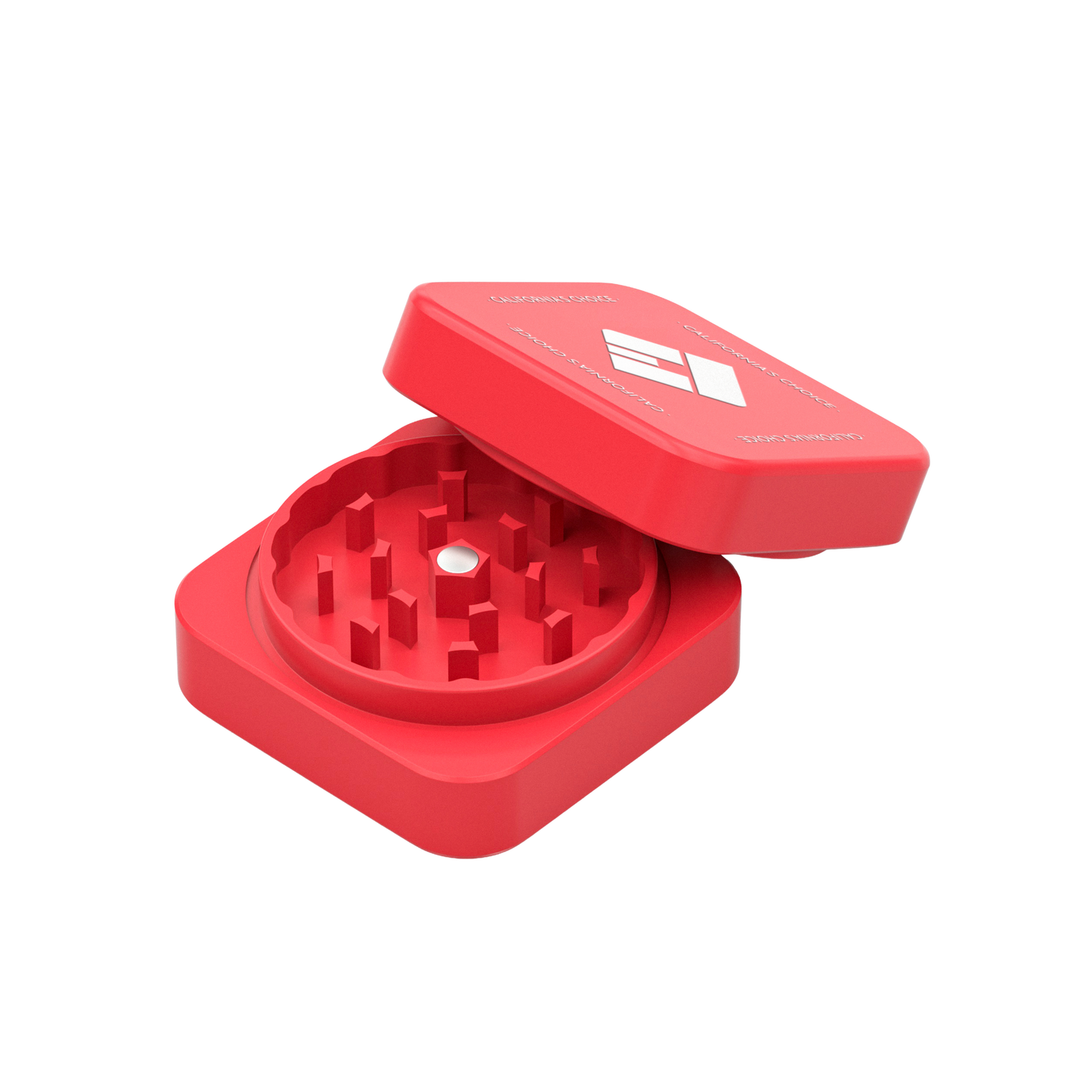 Premium Squared Ceramic Grinder Long Beach (rot)