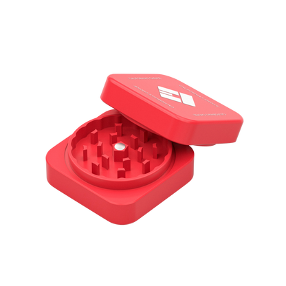 Premium Squared Ceramic Grinder Long Beach (rot)