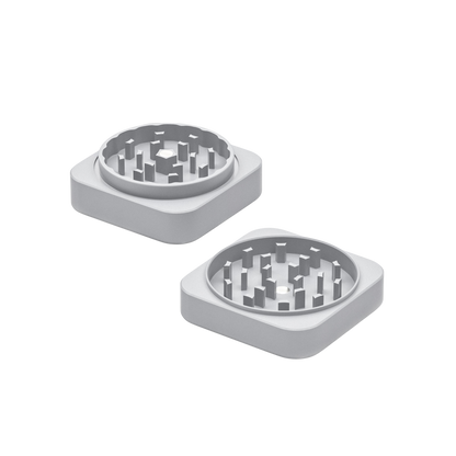 Premium Squared Ceramic Grinder Long Beach (silber)