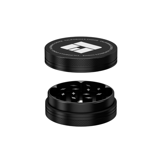 2-Teiliger Aluminium Grinder Compton (schwarz)