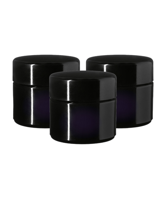 3 x Miron Glas 50 ml inkl. Schraubdeckel