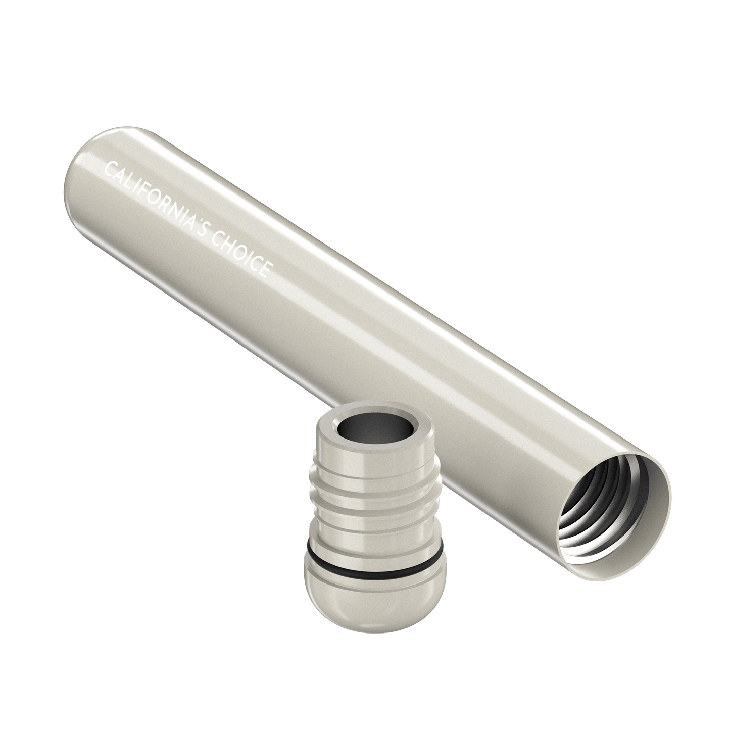 Premium Ceramic Pre-Roll Case Hollywood (cremeweiß)