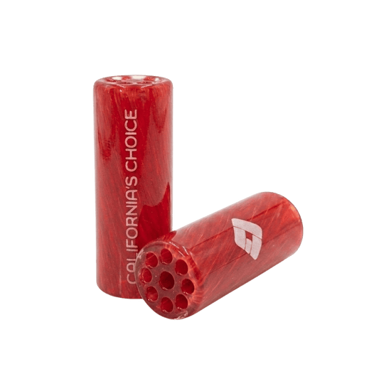 Premium Glas Tip 12mm - mit Spiralstruktur & 9 Loch-System