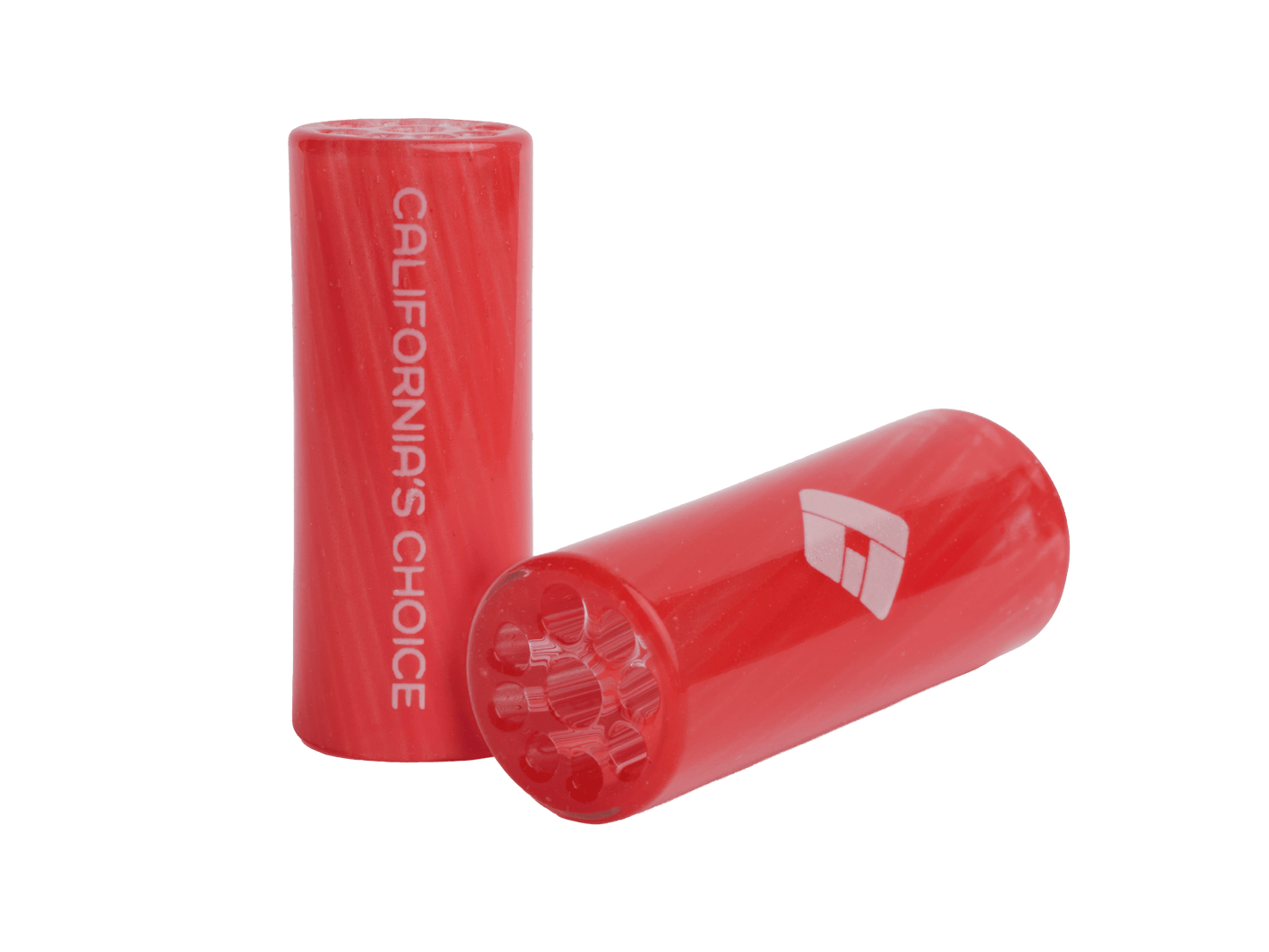Premium Glas Tip 12mm - mit Spiralstruktur & 9 Loch-System