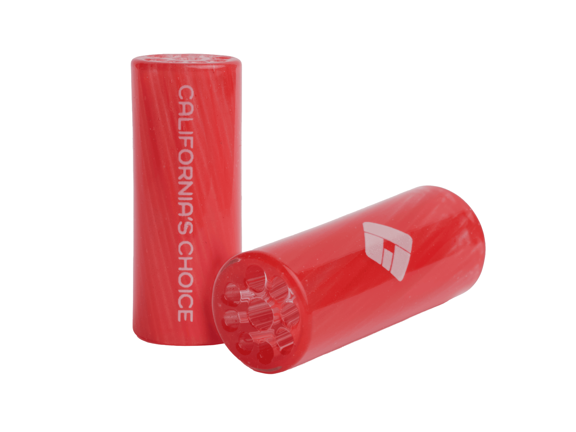 Premium Glas Tip 12mm - mit Spiralstruktur & 9 Loch-System