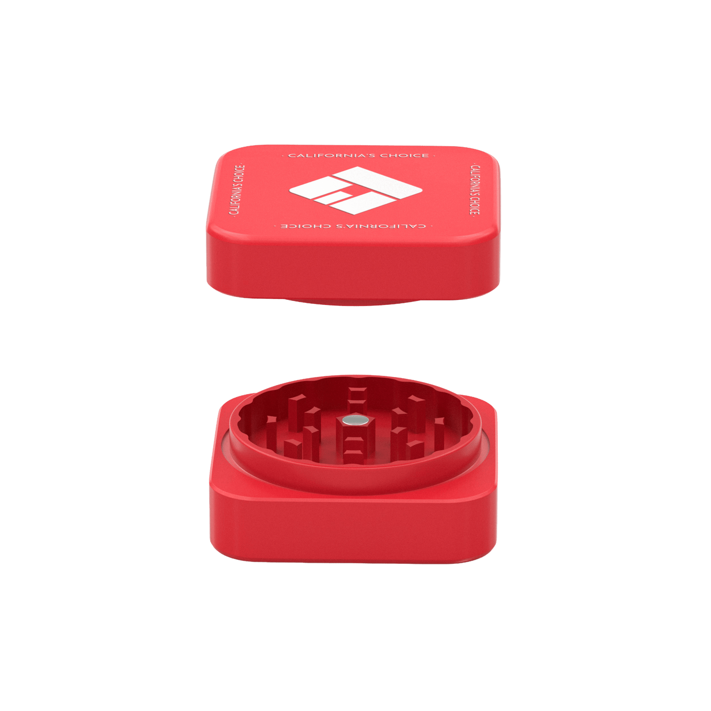 Premium Squared Ceramic Grinder Long Beach (rot)