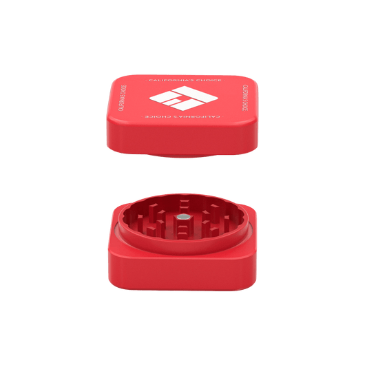 Premium Squared Ceramic Grinder Long Beach (rot)