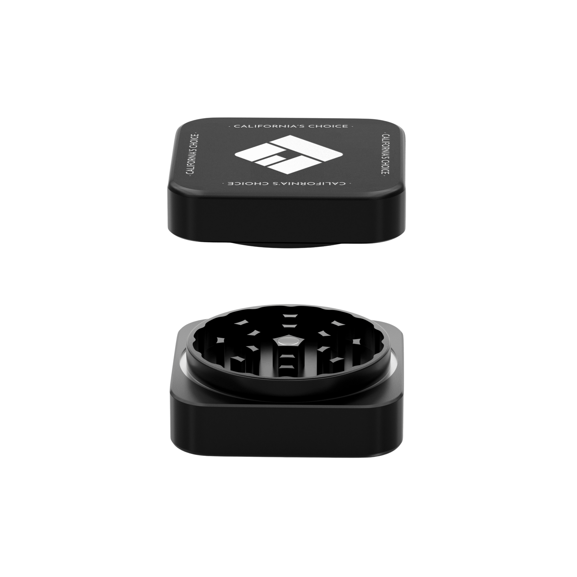 Premium Squared Ceramic Grinder Long Beach (schwarz)