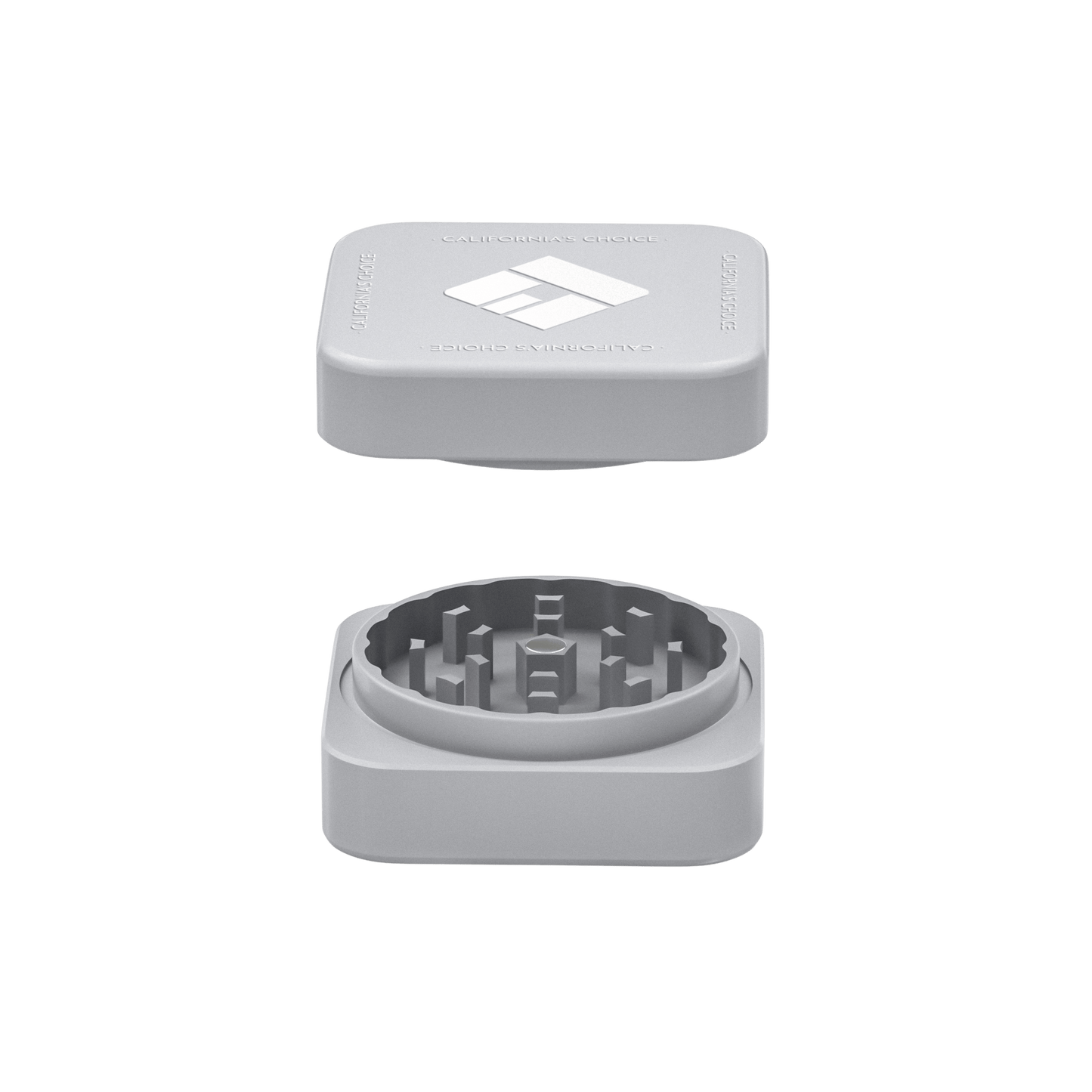 Premium Squared Ceramic Grinder Long Beach (silber)