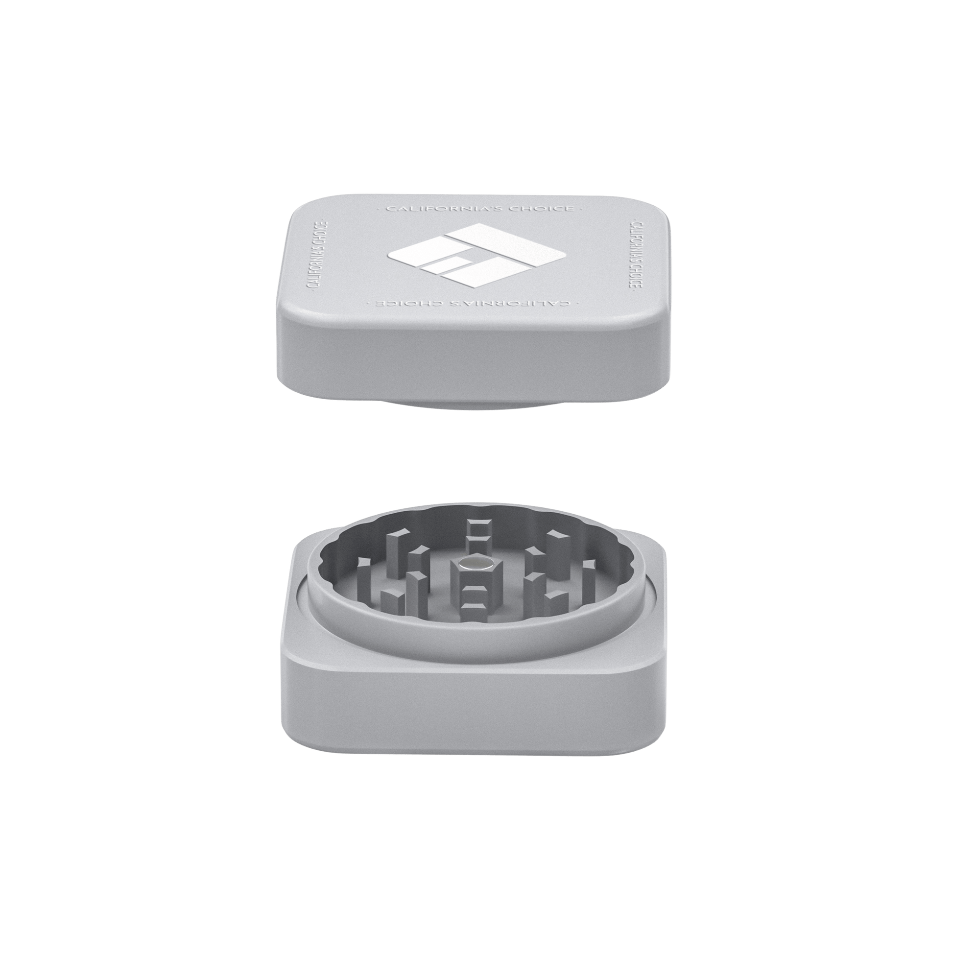 Premium Squared Ceramic Grinder Long Beach (silber)