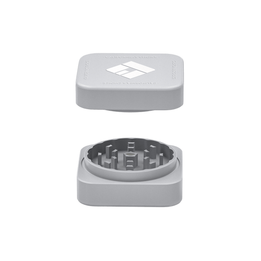 Premium Squared Ceramic Grinder Long Beach (silber)