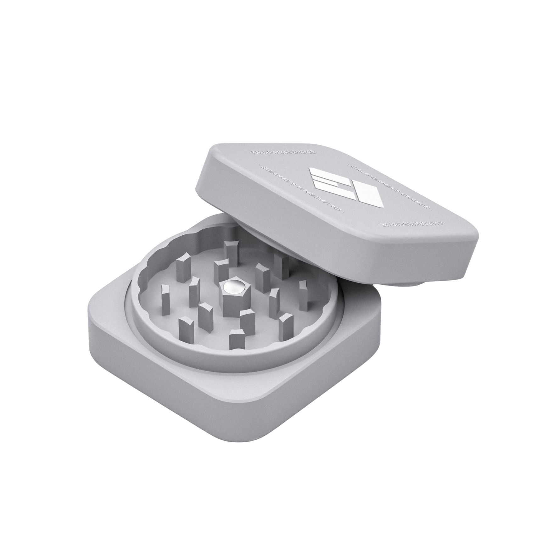 Premium Squared Ceramic Grinder Long Beach (silber)