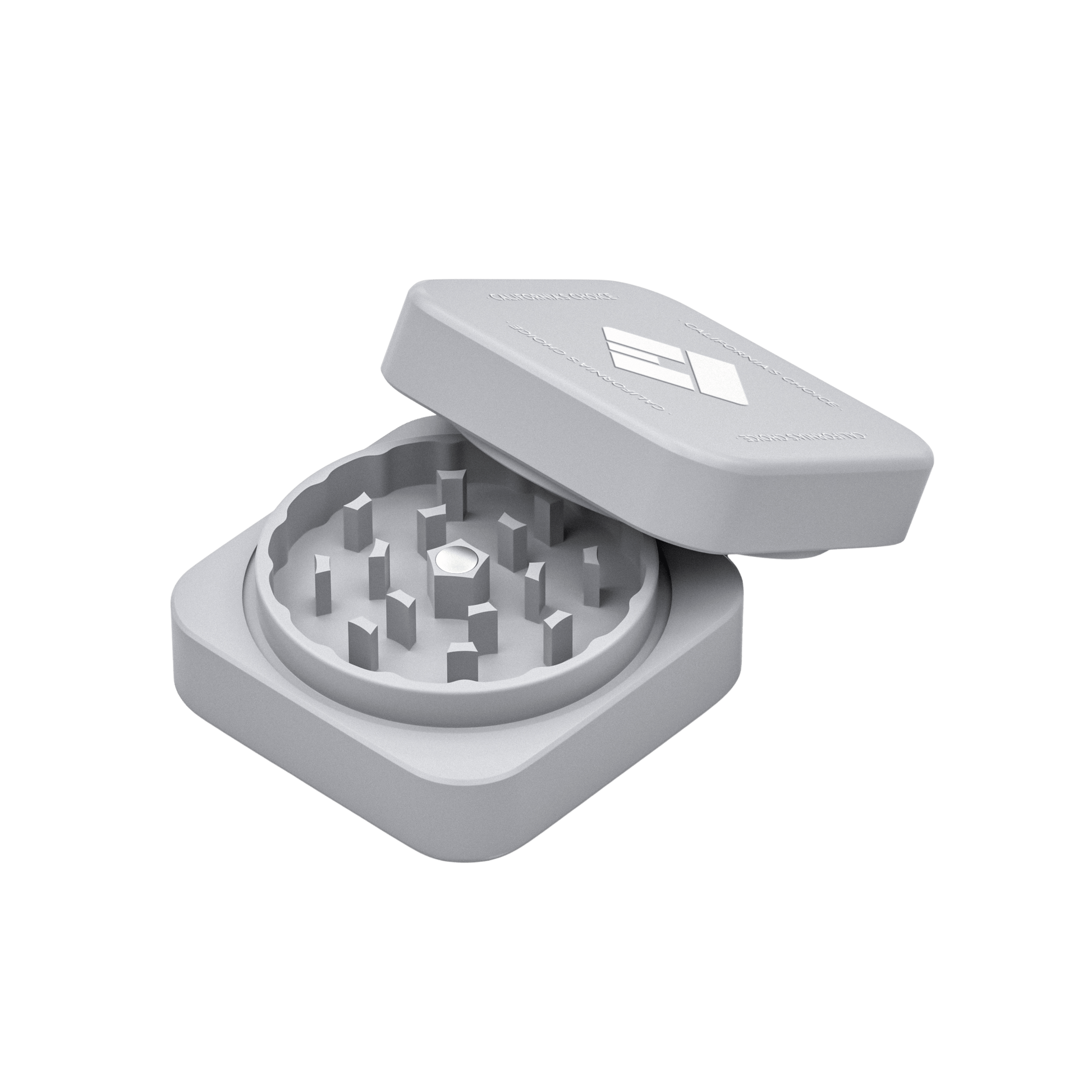 Premium Squared Ceramic Grinder Long Beach (silber)