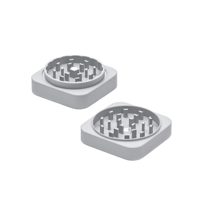 Premium Squared Ceramic Grinder Long Beach (silber)