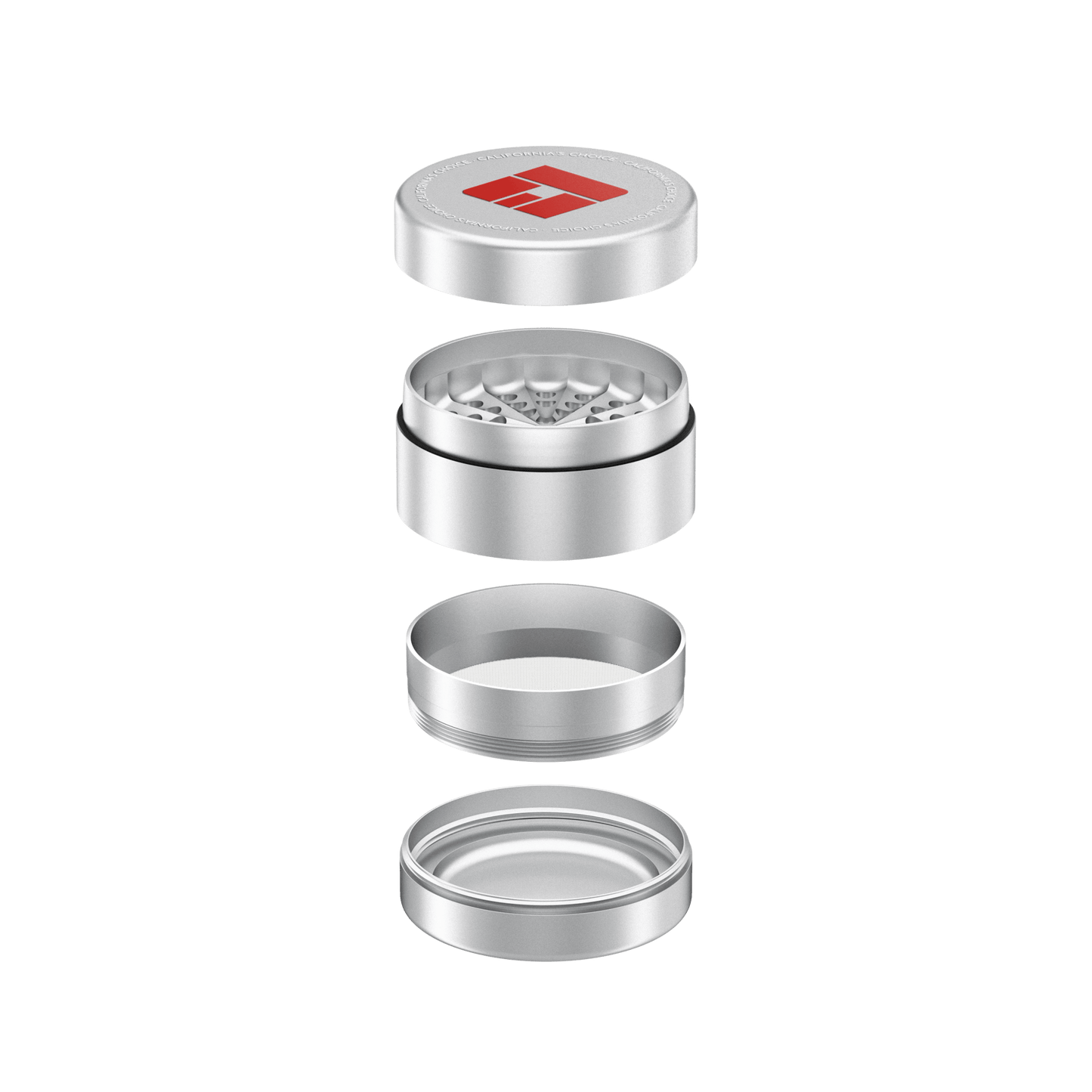 Premium Toothless Grinder Hollywood (silber 2.0) (rotes Logo)